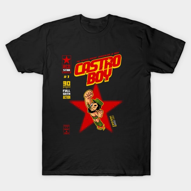 CastroBoy T-Shirt by FishFinger